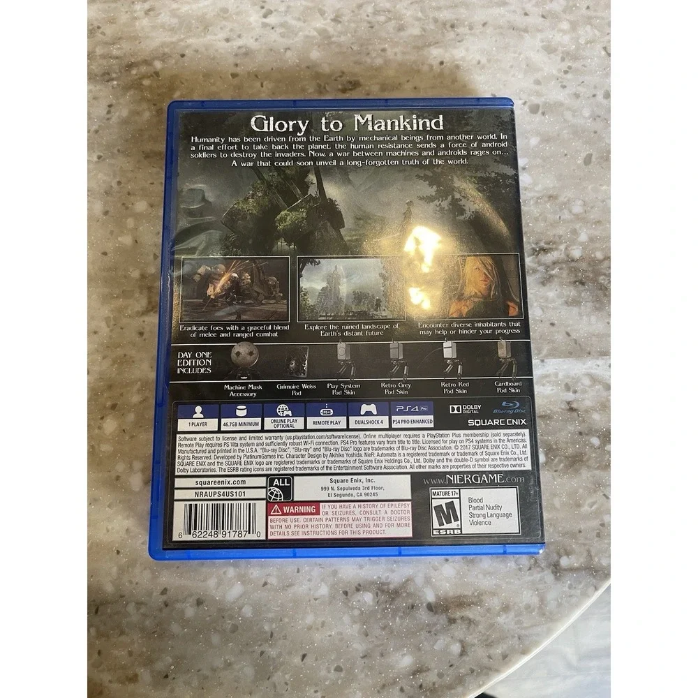 Nier: Automata Day One Edition (PlayStation 4, 2017) Square Enix